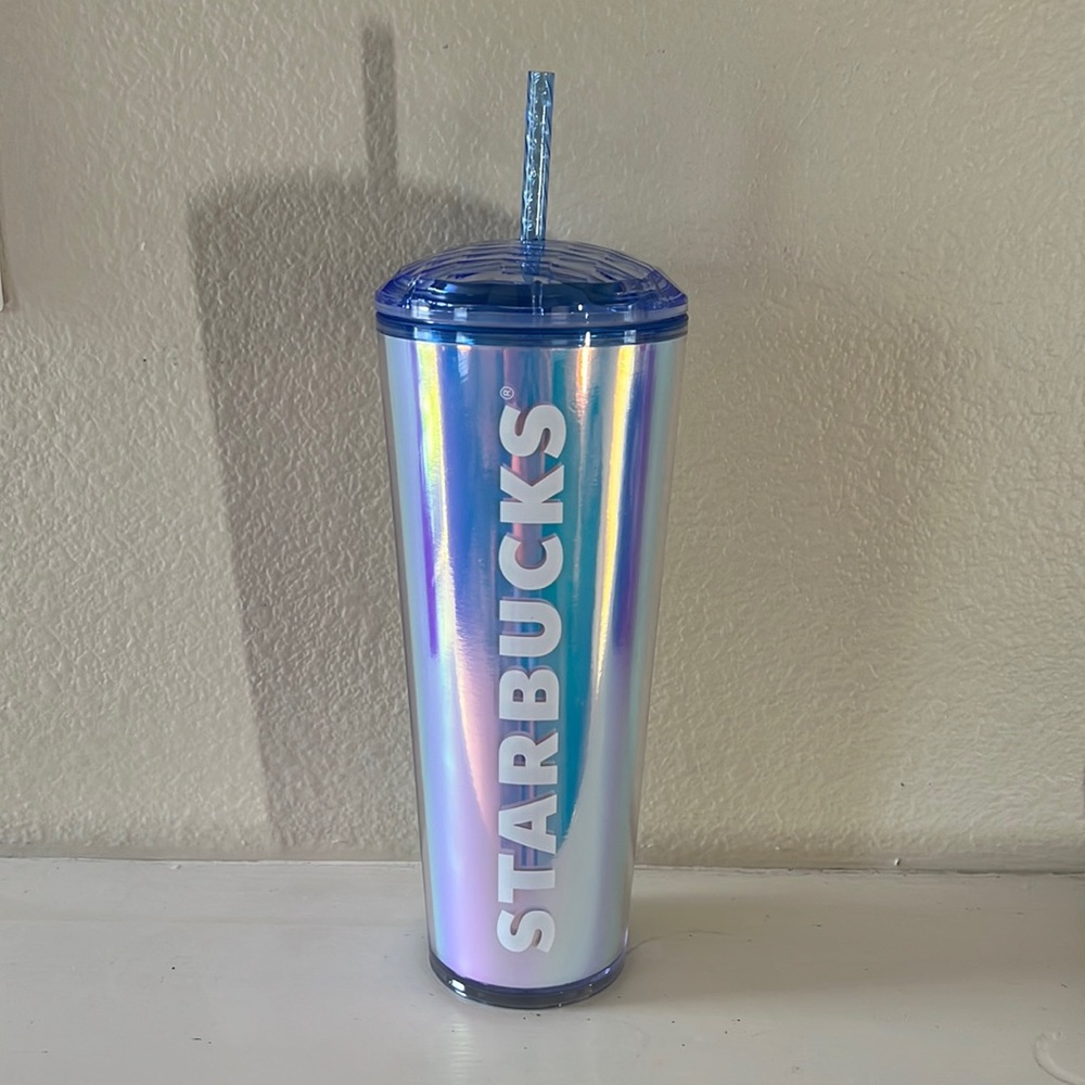 Starbucks Venti Holographic Unicorn Dome Summer 2023 Tumbler 24oz NWT